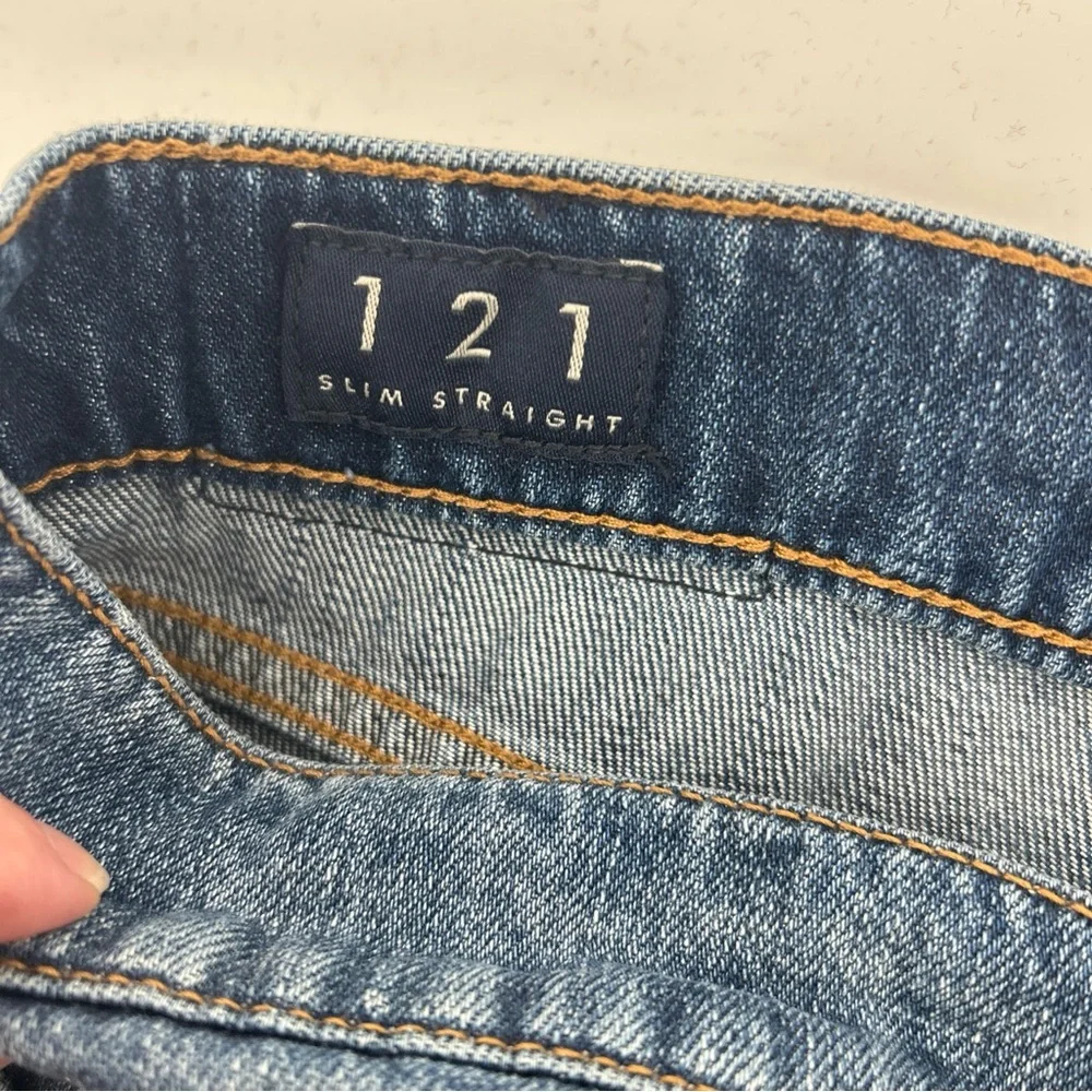 Lucky Brand 121 Jeans Men’s 40/32 Blue Slim Straight Outdoors Workwear Casual
